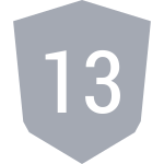 13-е место